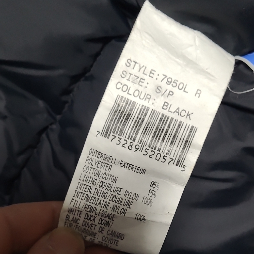 Canada Goose Black Jacket with Fur Hood - Picture 16 of 16